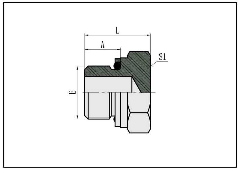 4G BSP MALE O-RING PLUG